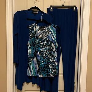 Blue pant set by Anthony originals